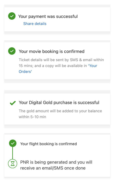 Amazon Pay interface example