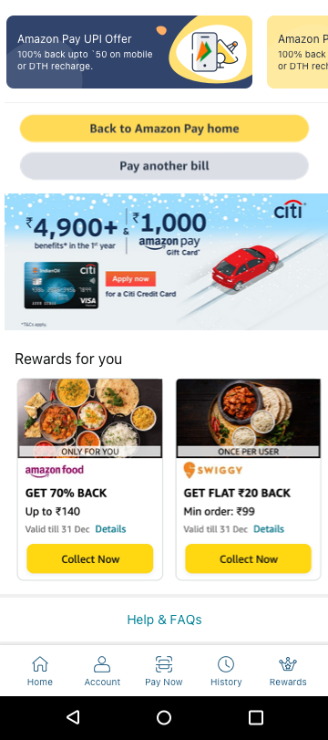 Metro recharge offers, rewards, and navigation